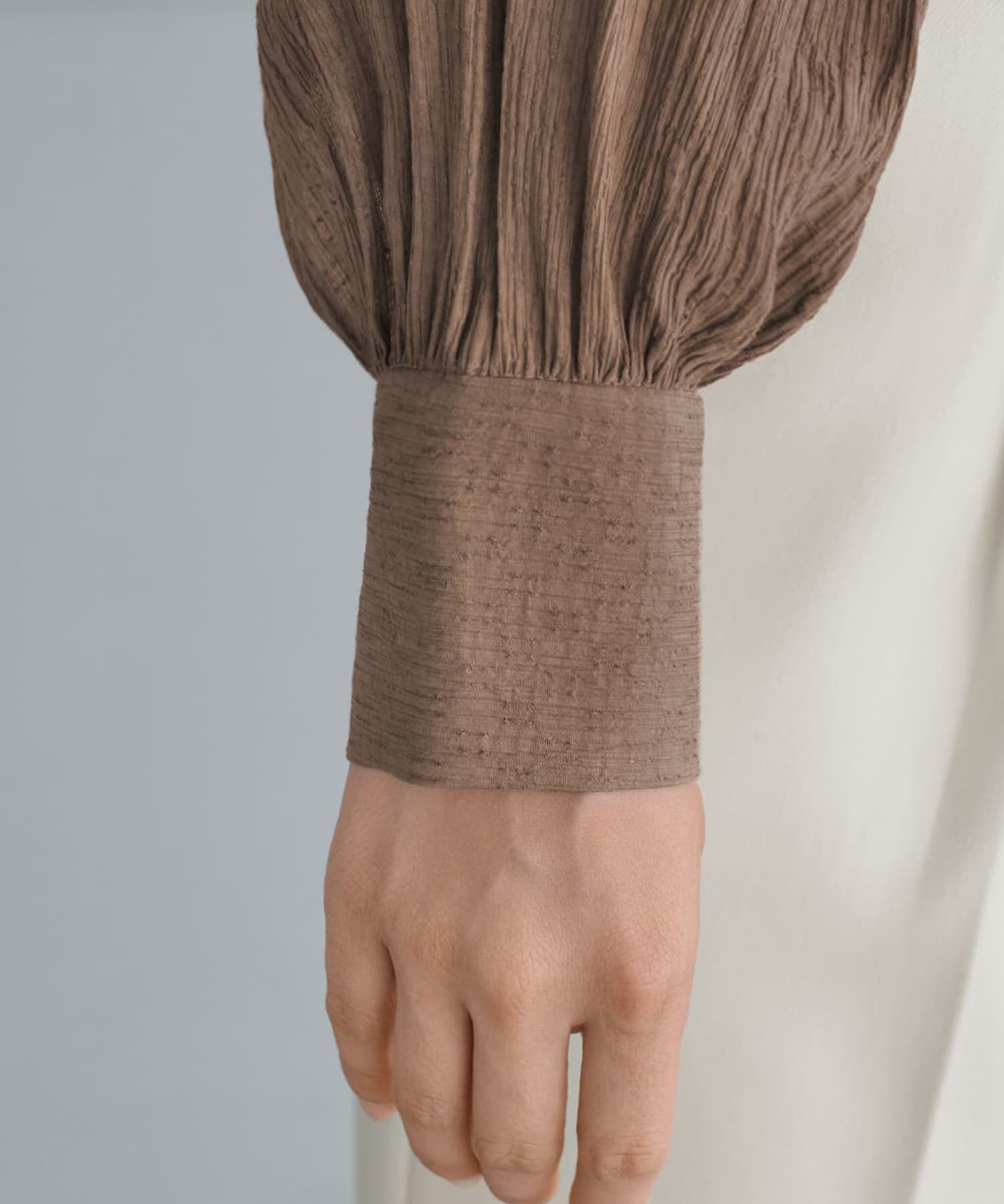 STYLE DELI「ドビーシャツ襟ブラウス」|シャツ・ブラウス|