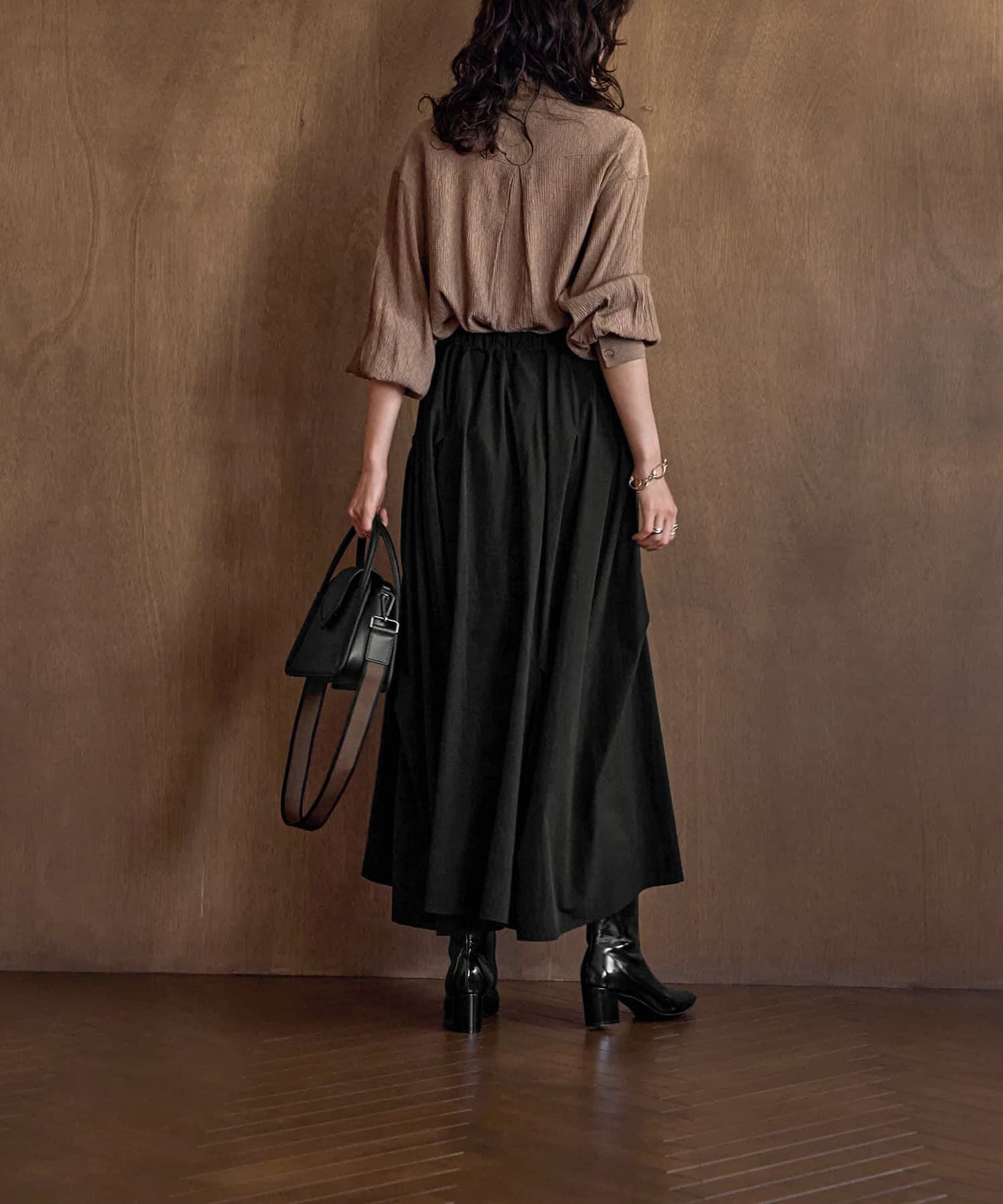 STYLE DELI「ドビーシャツ襟ブラウス」|シャツ・ブラウス|