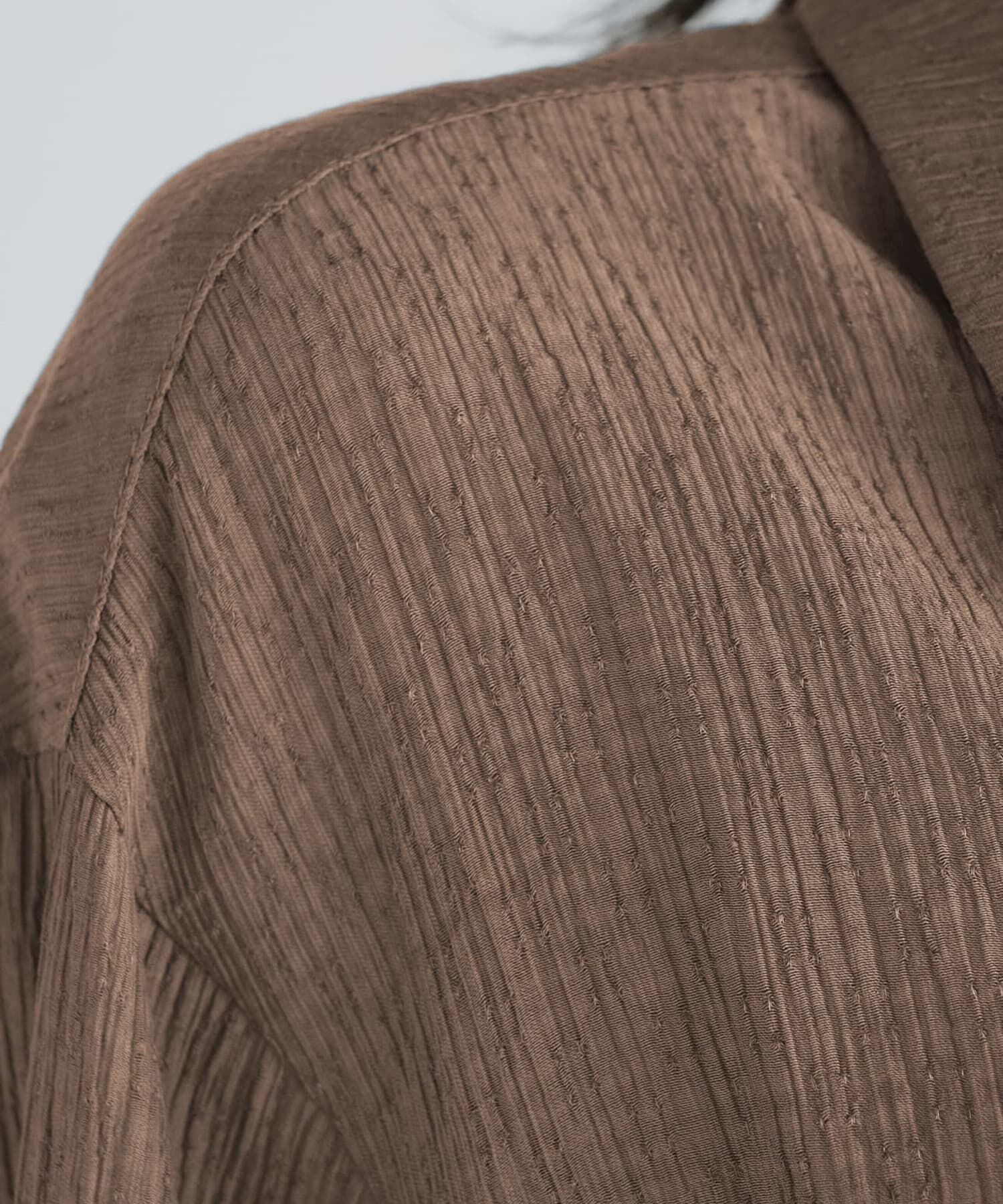 STYLE DELI「ドビーシャツ襟ブラウス」|シャツ・ブラウス|