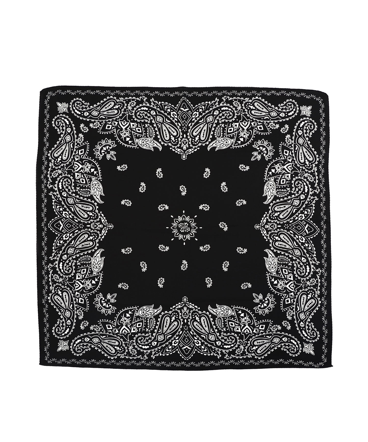 colleca la「モノトーンペイズリー柄スカーフ」|バンダナ・スカーフ|