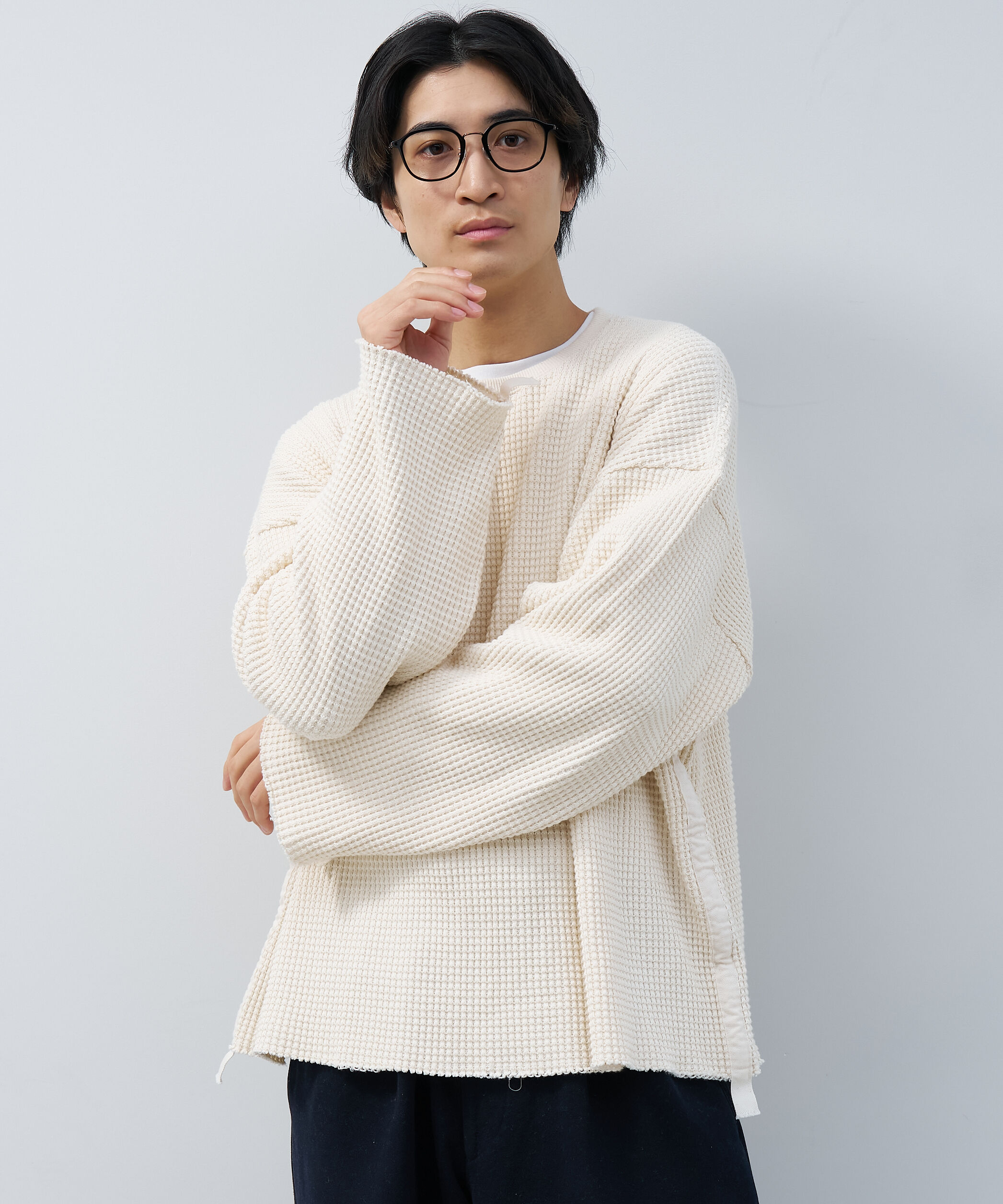  「ウェリントン型 大人可愛いメガネ トレンド感&times;きちんと感のあるデザイン｜黒縁 クリア レンズ交換券付き」|メガネ|