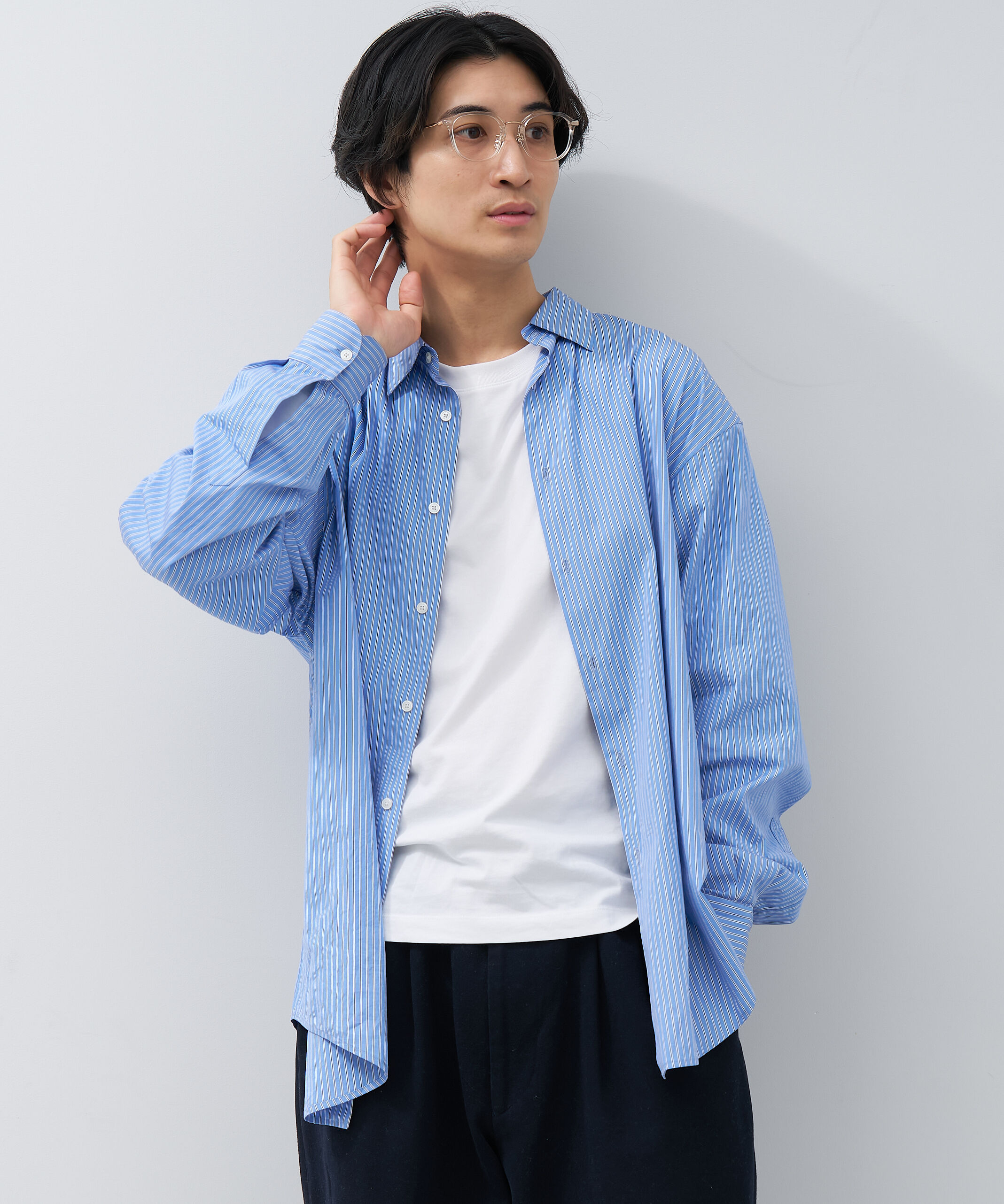  「ウェリントン型 大人可愛いメガネ トレンド感&times;きちんと感のあるデザイン｜黒縁 クリア レンズ交換券付き」|メガネ|