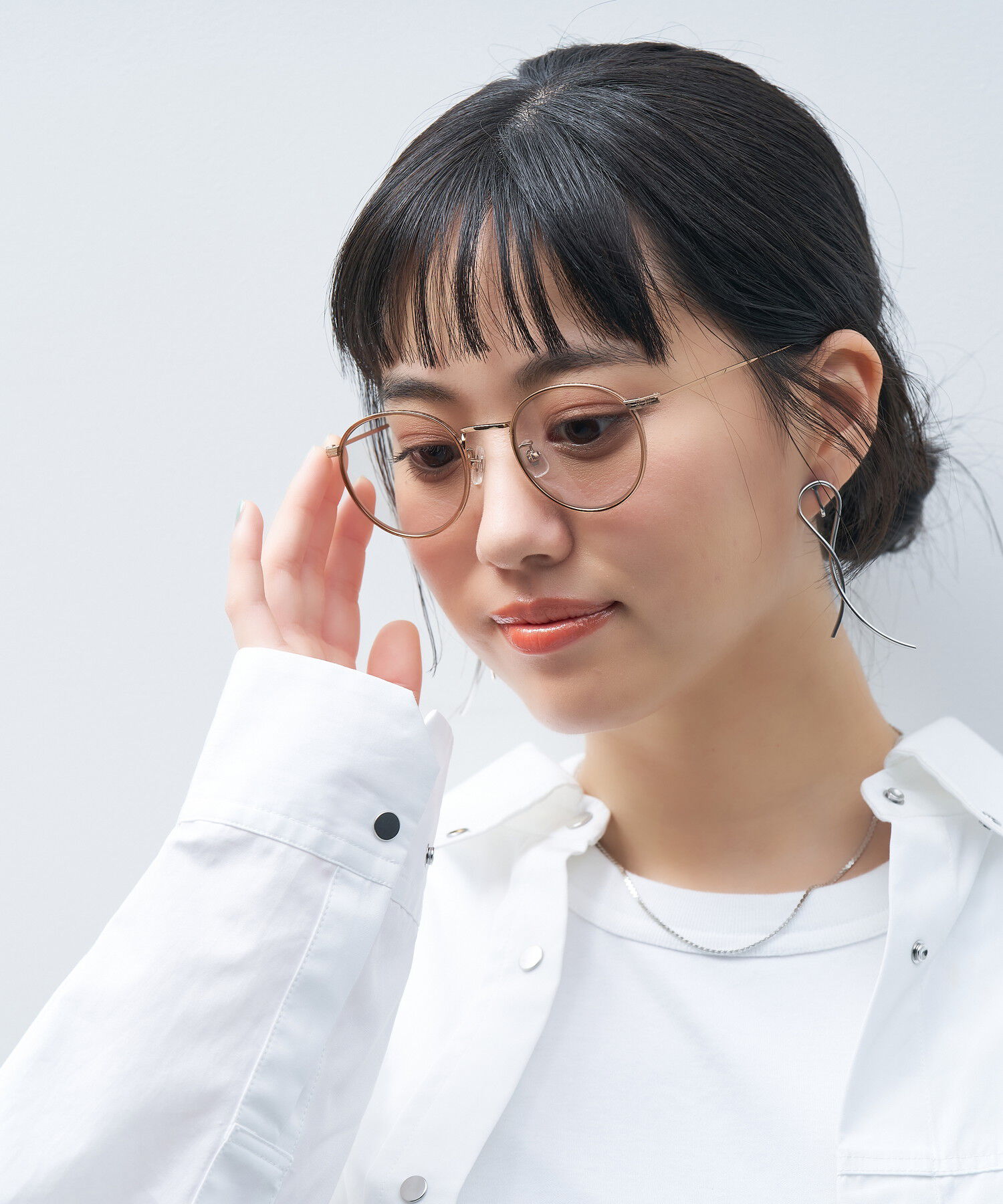  「Zoff | UNITED ARROWS ボストン型 サングラス メタル チタン 軽量 UVカット ユナイテッドアローズ」|サングラス|