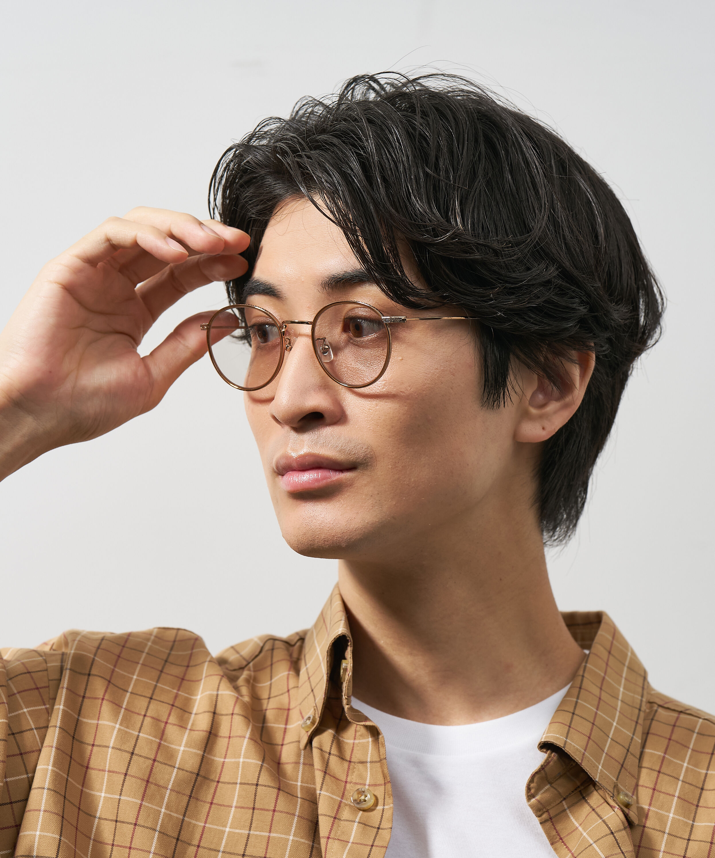  「Zoff | UNITED ARROWS ボストン型 サングラス メタル チタン 軽量 UVカット ユナイテッドアローズ」|サングラス|