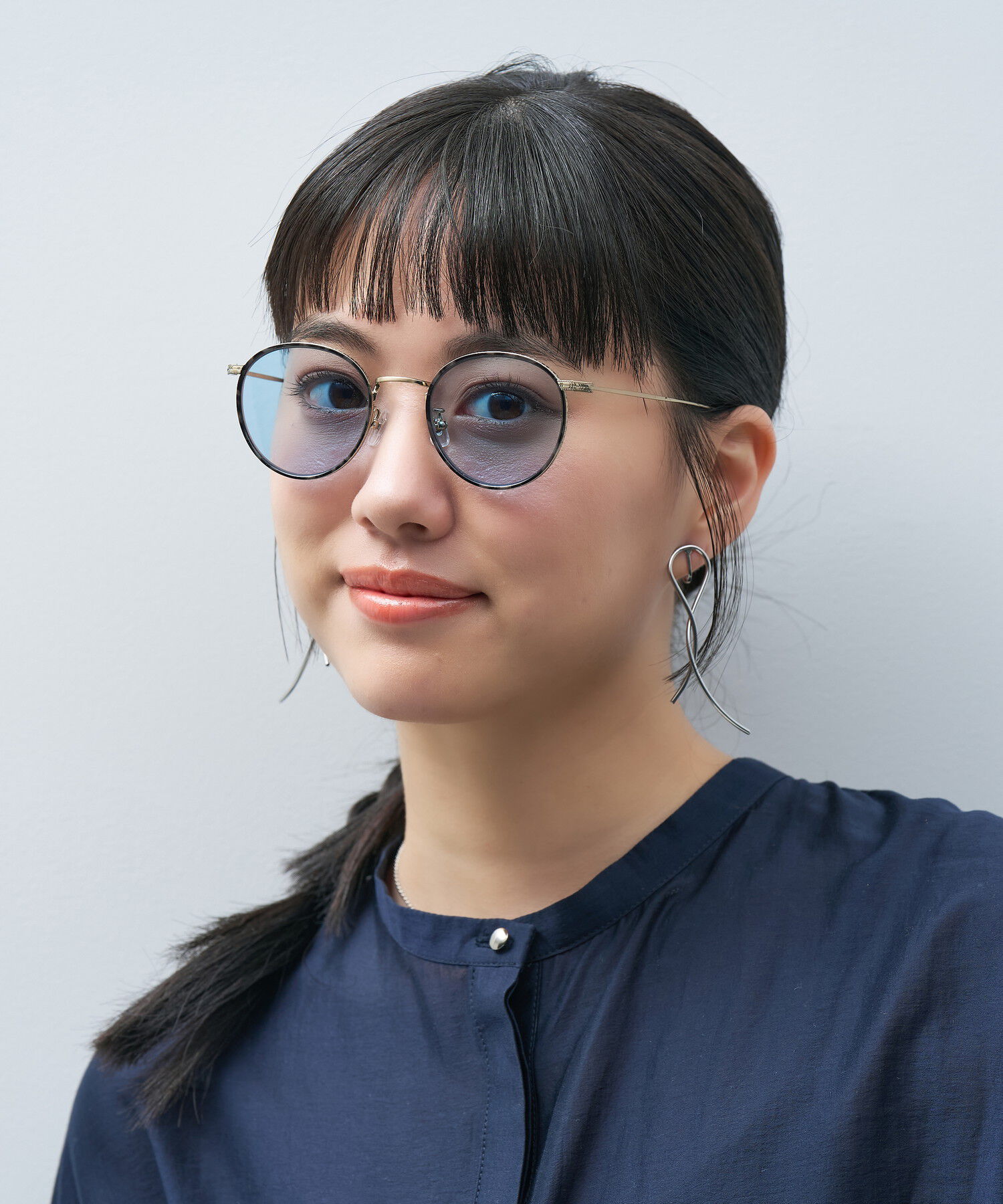  「Zoff | UNITED ARROWS ボストン型 サングラス メタル チタン 軽量 UVカット ユナイテッドアローズ」|サングラス|