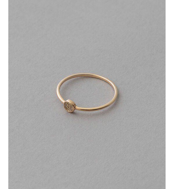 ete「K10YG ブリリアント ブラウンダイヤモンド リング」|リング|