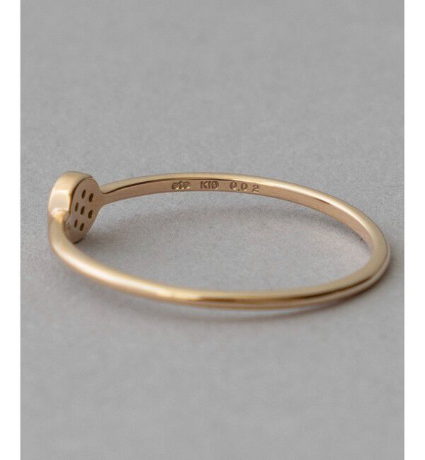 ete「K10YG ブリリアント ブラウンダイヤモンド リング」|リング|