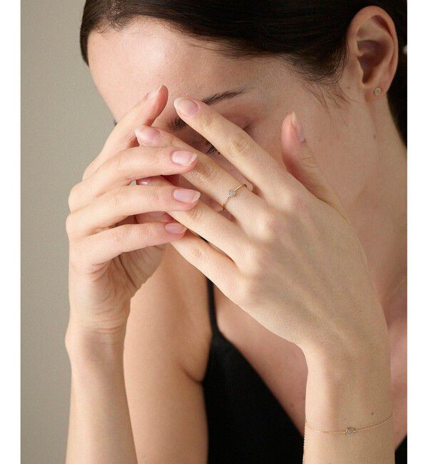 ete「K10YG ブリリアント ブラウンダイヤモンド リング」|リング|