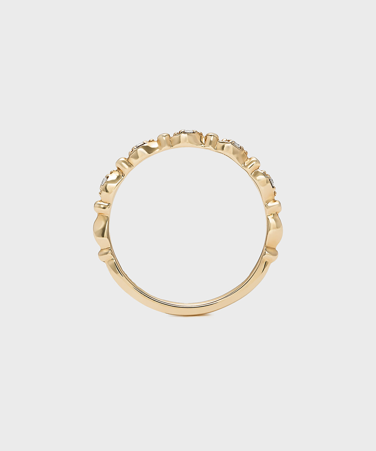 NOJESS「K10ダイヤモンドピンキーリング」|リング|