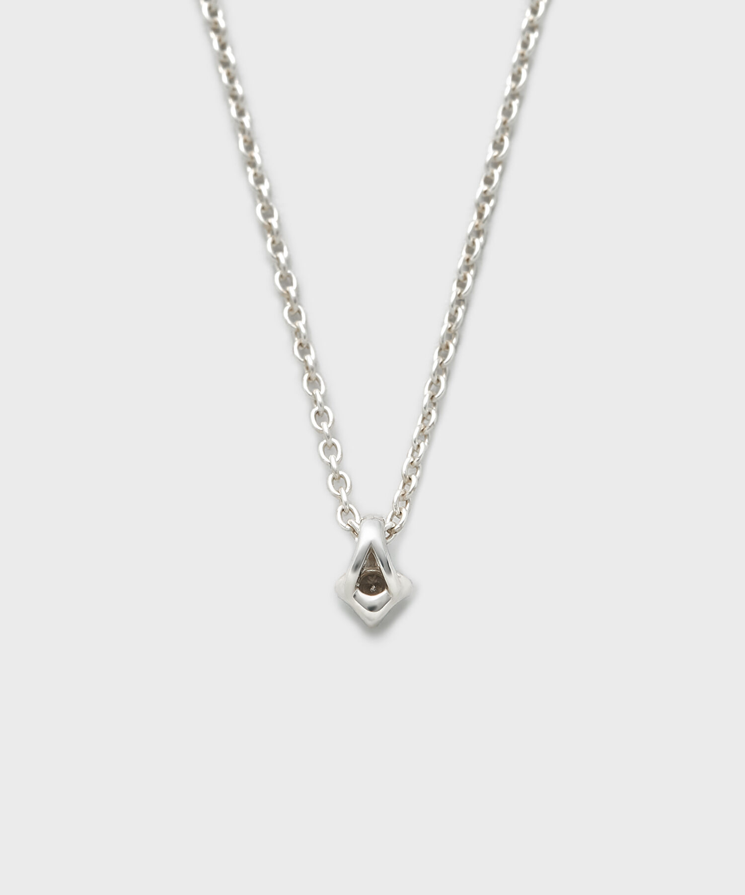 NOJESS「シルバーダイヤモンドネックレス(0.03ct)」|ネックレス|