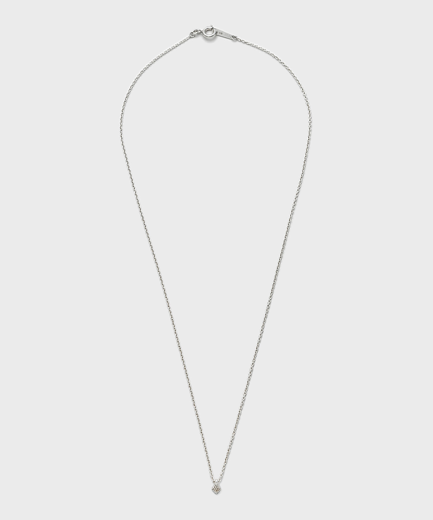 NOJESS「シルバーダイヤモンドネックレス(0.03ct)」|ネックレス|