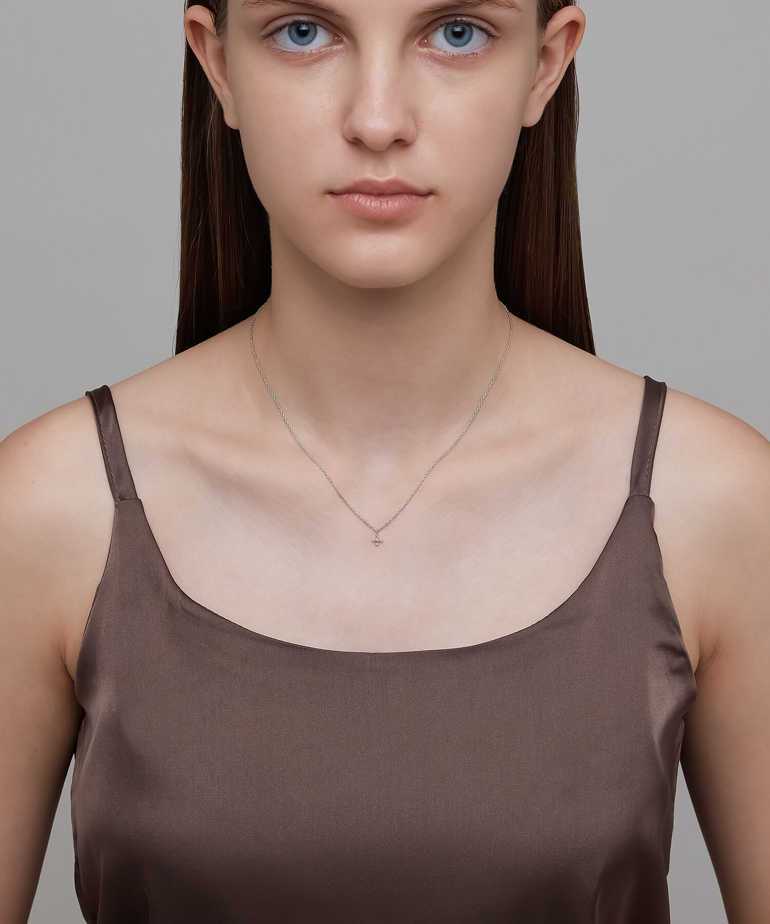 NOJESS「シルバーダイヤモンドネックレス」|ネックレス|