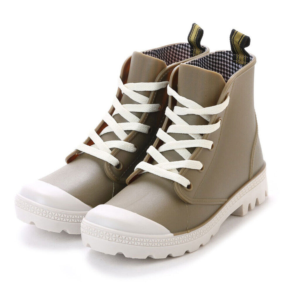 BACKYARD FAMILY「レインシューズ スニーカー 通販 レディース おしゃれ レインスニーカー 雨 スニーカー」|レインシューズ|ブラウン1