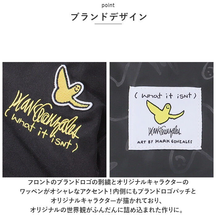 BACKYARD FAMILY「What it isNt MARK GONZALES ボストンバッグ 大容量 50L 通販」|ボストンバッグ|