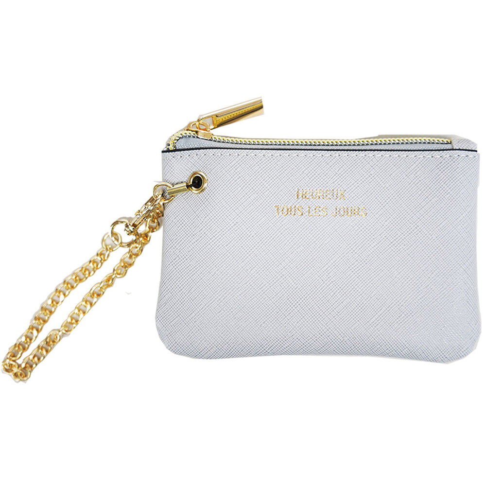 BACKYARD FAMILY「パスケース レディース リール付き 通販 定期入れ リール付きパスケース パスポーチ 小銭入れ」|定期入れ|グレー1