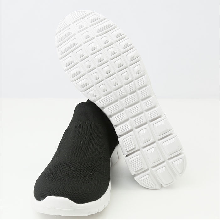 BACKYARD FAMILY「ピュアウォーカー スリッポン レディース 通販 pw1502 紐なし スニーカー スライドフィット」|スリッポン|