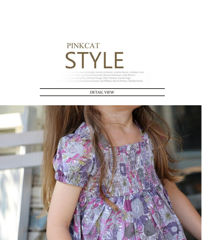 BACKYARD FAMILY「Rora ワンピース キッズ 通販 ローラ ワンピ スビー 半袖 花柄 フラワー お花 綿100%」|その他|