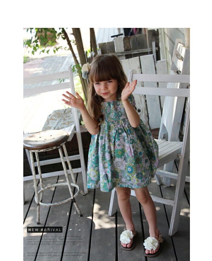 BACKYARD FAMILY「Rora ワンピース キッズ 通販 ローラ ワンピ スビー 半袖 花柄 フラワー お花 綿100%」|その他|