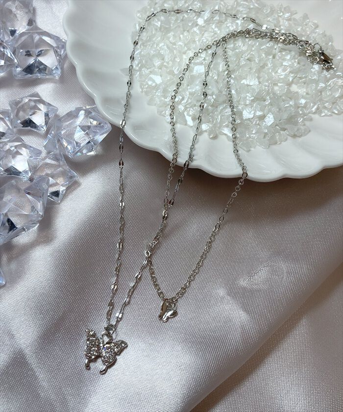 BACKYARD FAMILY「ネックレス レディース シンプル 通販 ペンダント ジュエリー レディースアクセサリー バタフライ」|その他|