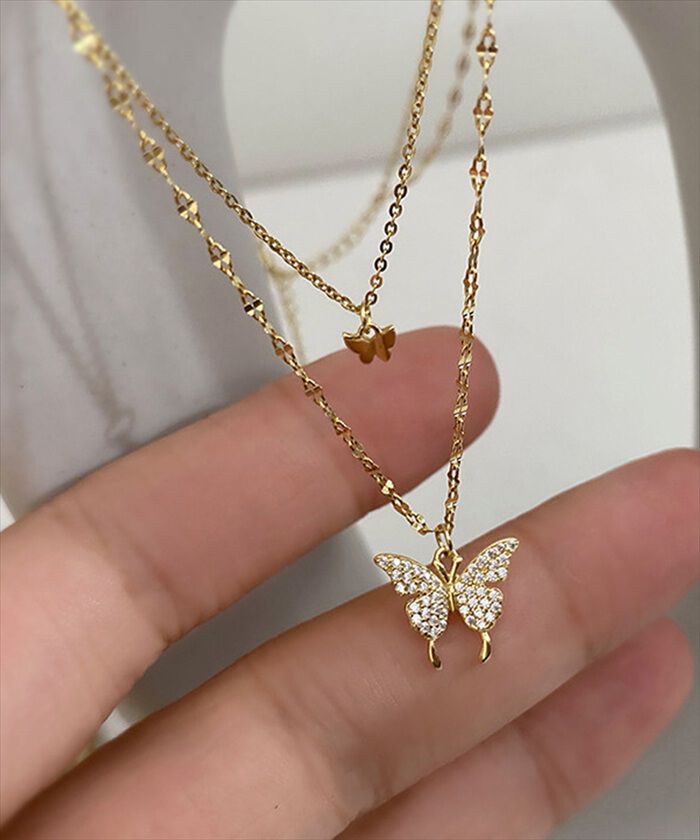BACKYARD FAMILY「ネックレス レディース シンプル 通販 ペンダント ジュエリー レディースアクセサリー バタフライ」|その他|