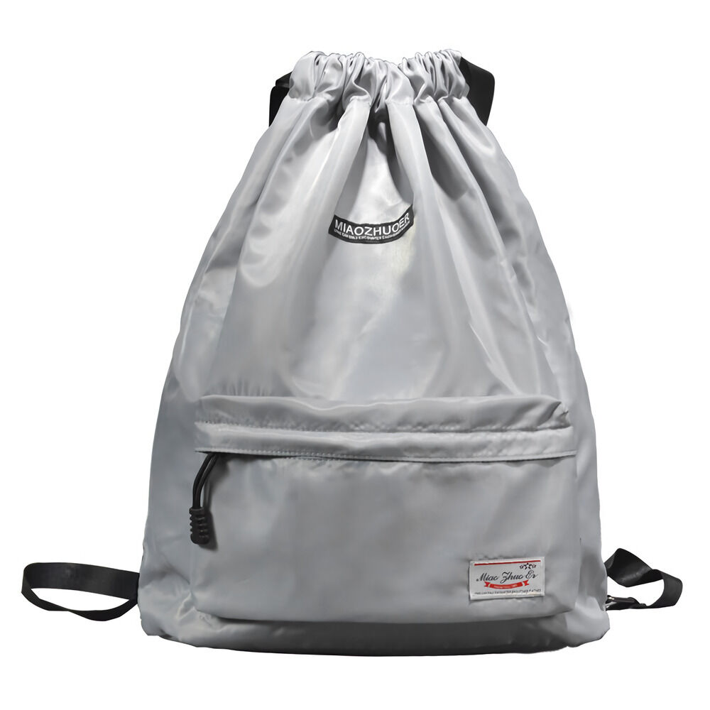 BACKYARD FAMILY「【当店人気商品】【送料無料】ナップサック スポーツ ナップザック リュック 紐 巾着袋」|リュック|グレー1