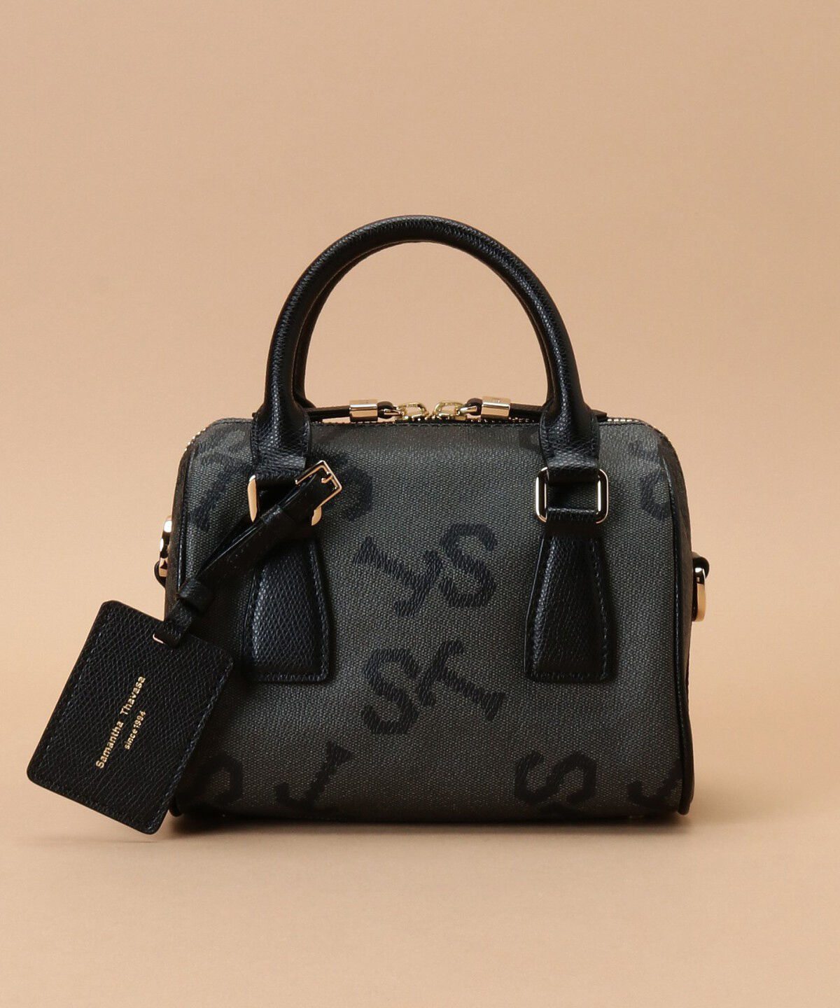 Samantha Thavasa「STヌーベルオレール ボストンショルダーバッグ」|ショルダー・メッセンジャー|ブラック