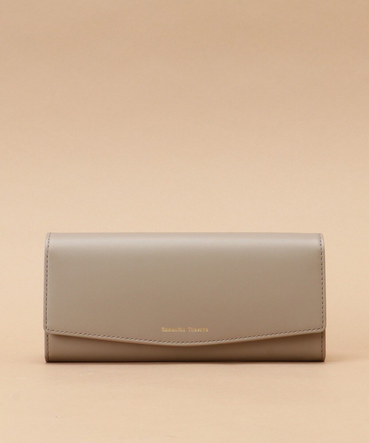 Samantha Thavasa「スマートバイカラー 長財布」|財布|グレージュ