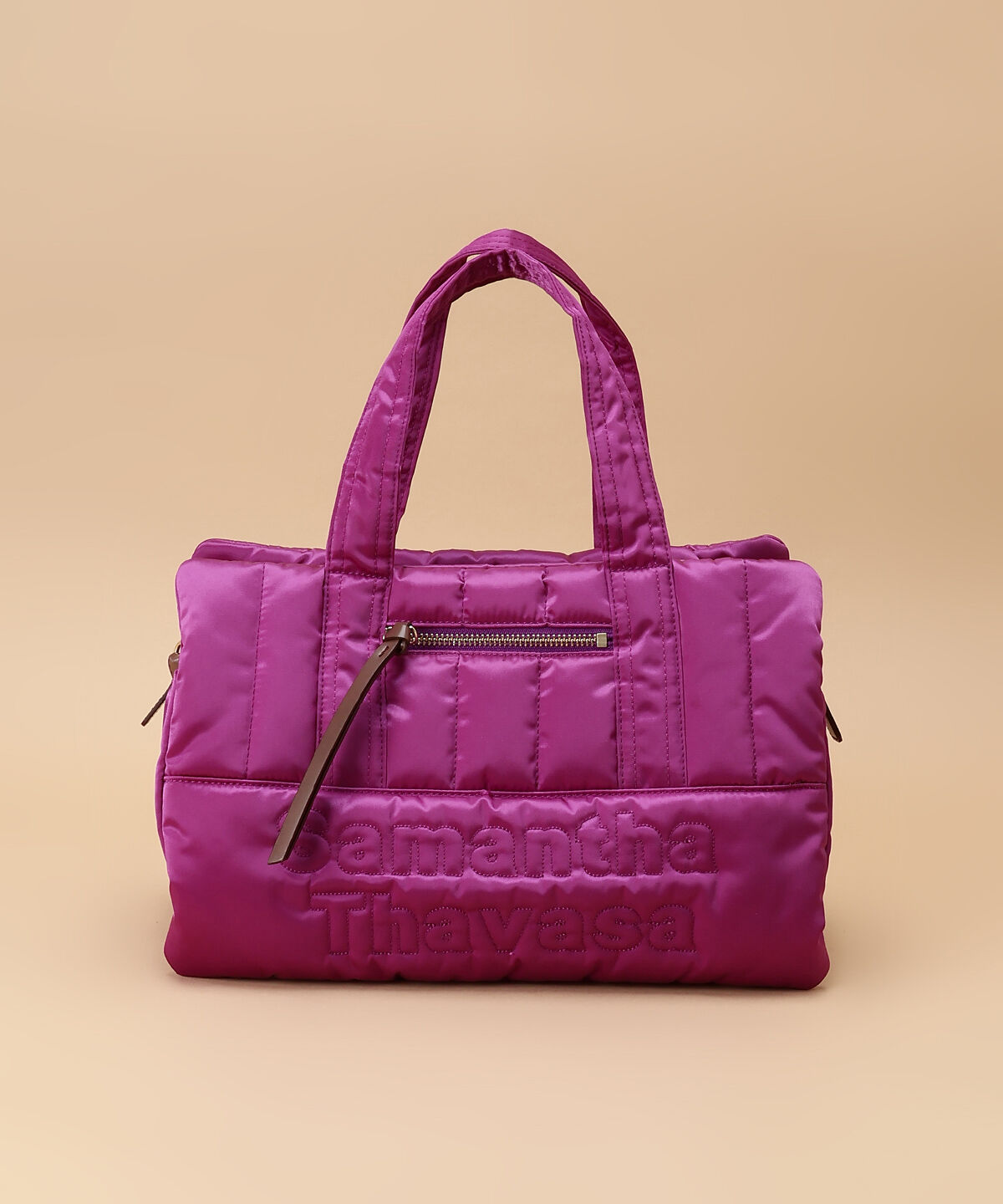 Samantha Thavasa「キルティングナイロントートバッグ」|トートバッグ|ﾚｯﾄﾞﾊﾟｰﾌﾟﾙ