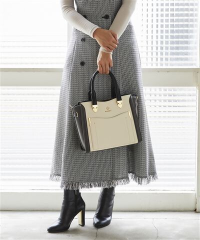 Samantha Vega「ダイヤカットトートバッグ」|ハンドバッグ|マルチカラー