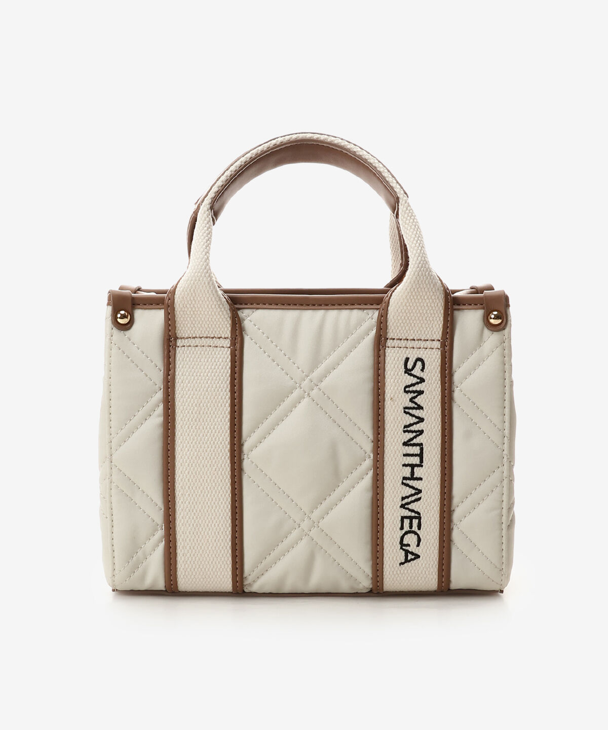 Samantha Vega「ロゴテープキルティングショルダーバッグ（ミニ）」|ショルダー・メッセンジャー|