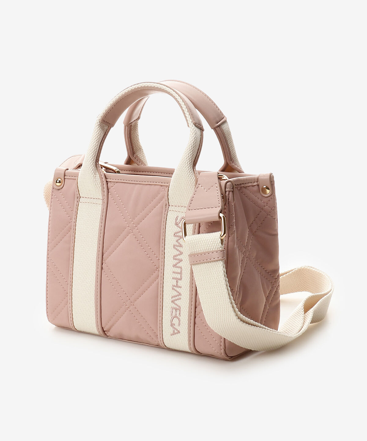 Samantha Vega「ロゴテープキルティングショルダーバッグ（ミニ）」|ショルダー・メッセンジャー|