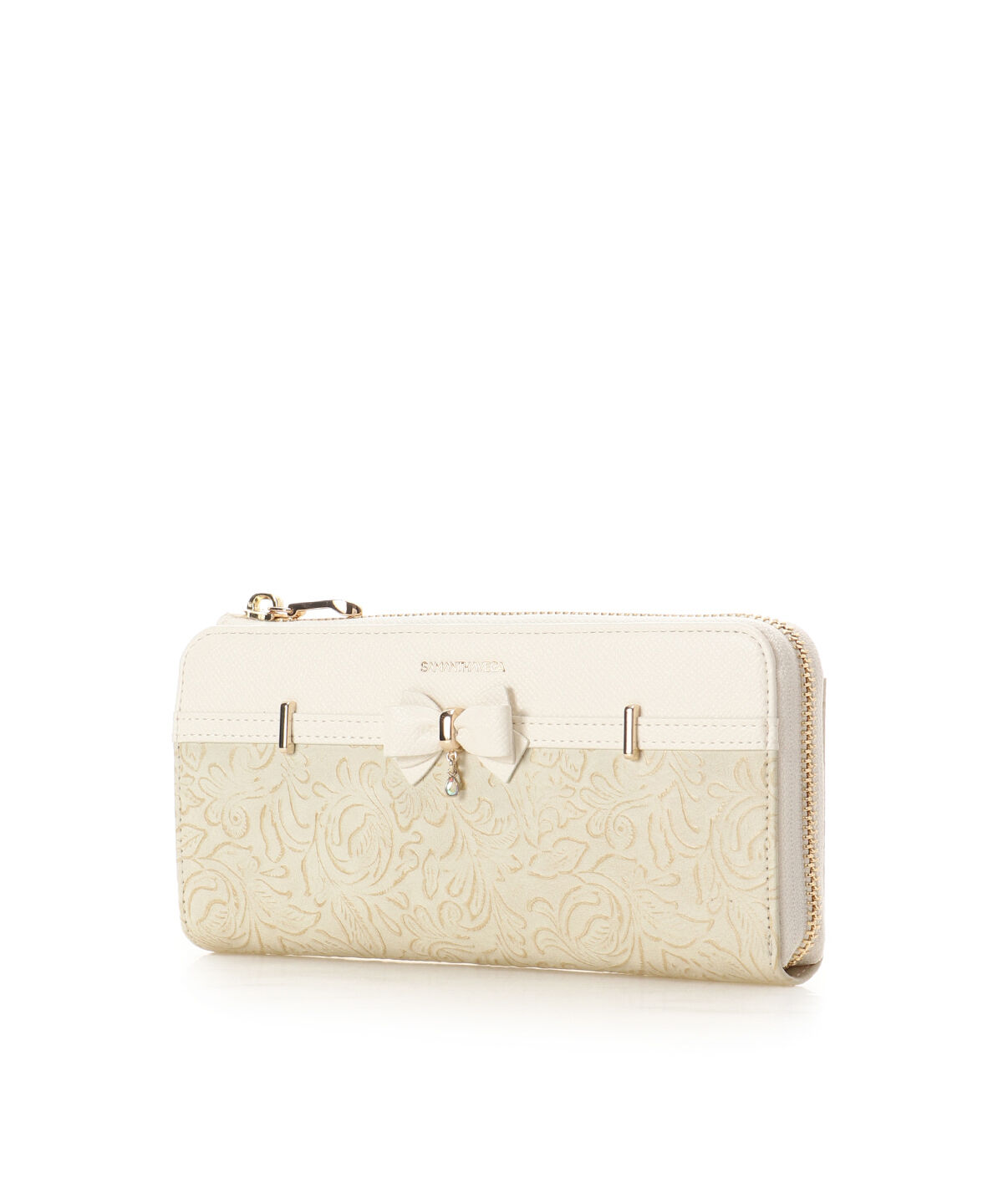 Samantha Vega「フローラルアクセントリボン長財布」|財布|