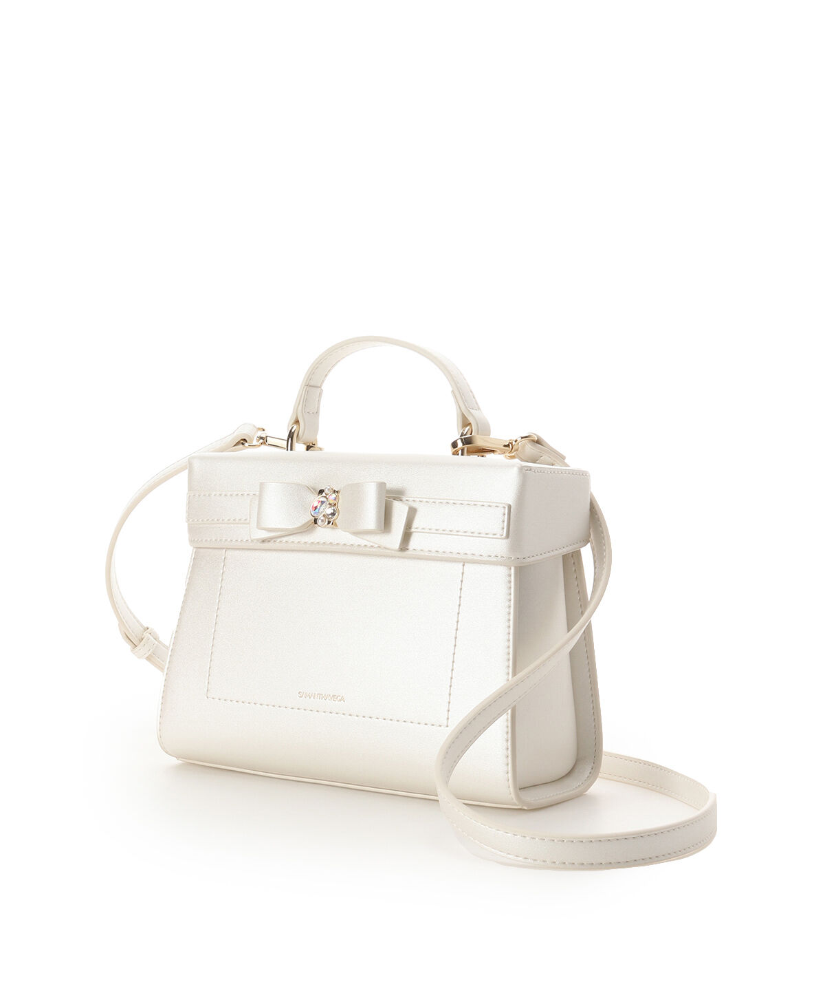 Samantha Vega「[Holiday Collection]パールカラージュエルリボンバニティバッグ」|ショルダー・メッセンジャー|