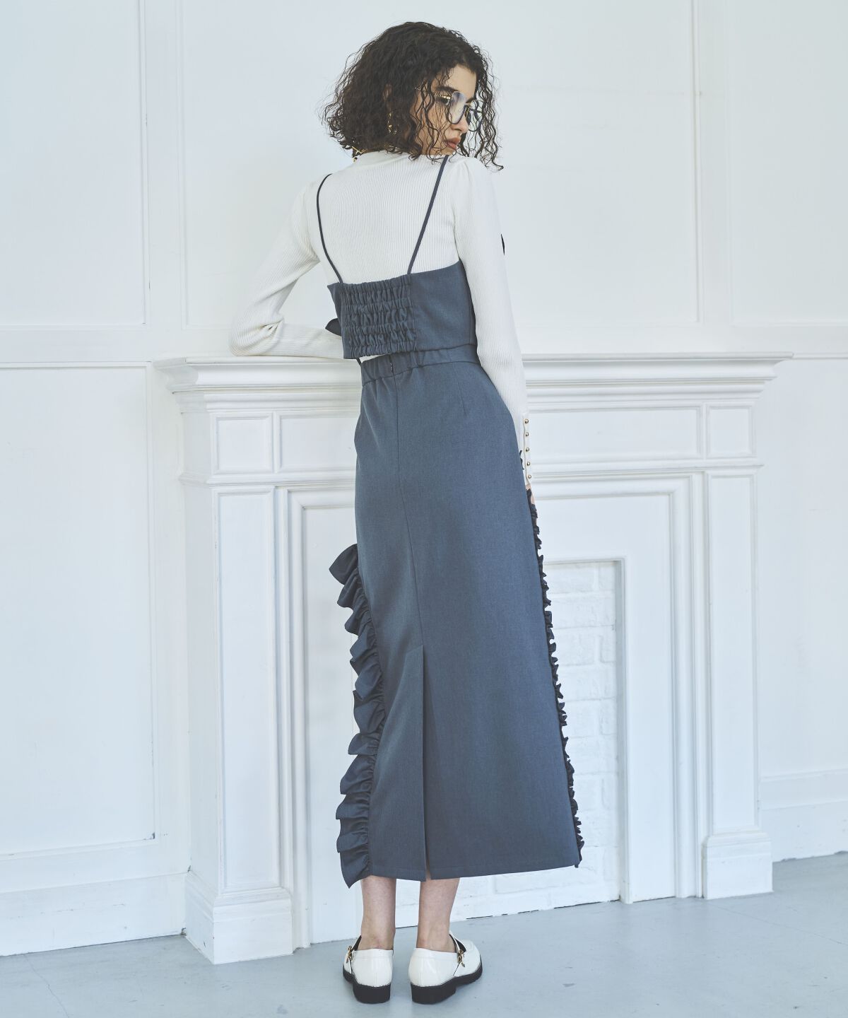 アンドクチュール「アシメフリルセットアップ」|ワンピース|