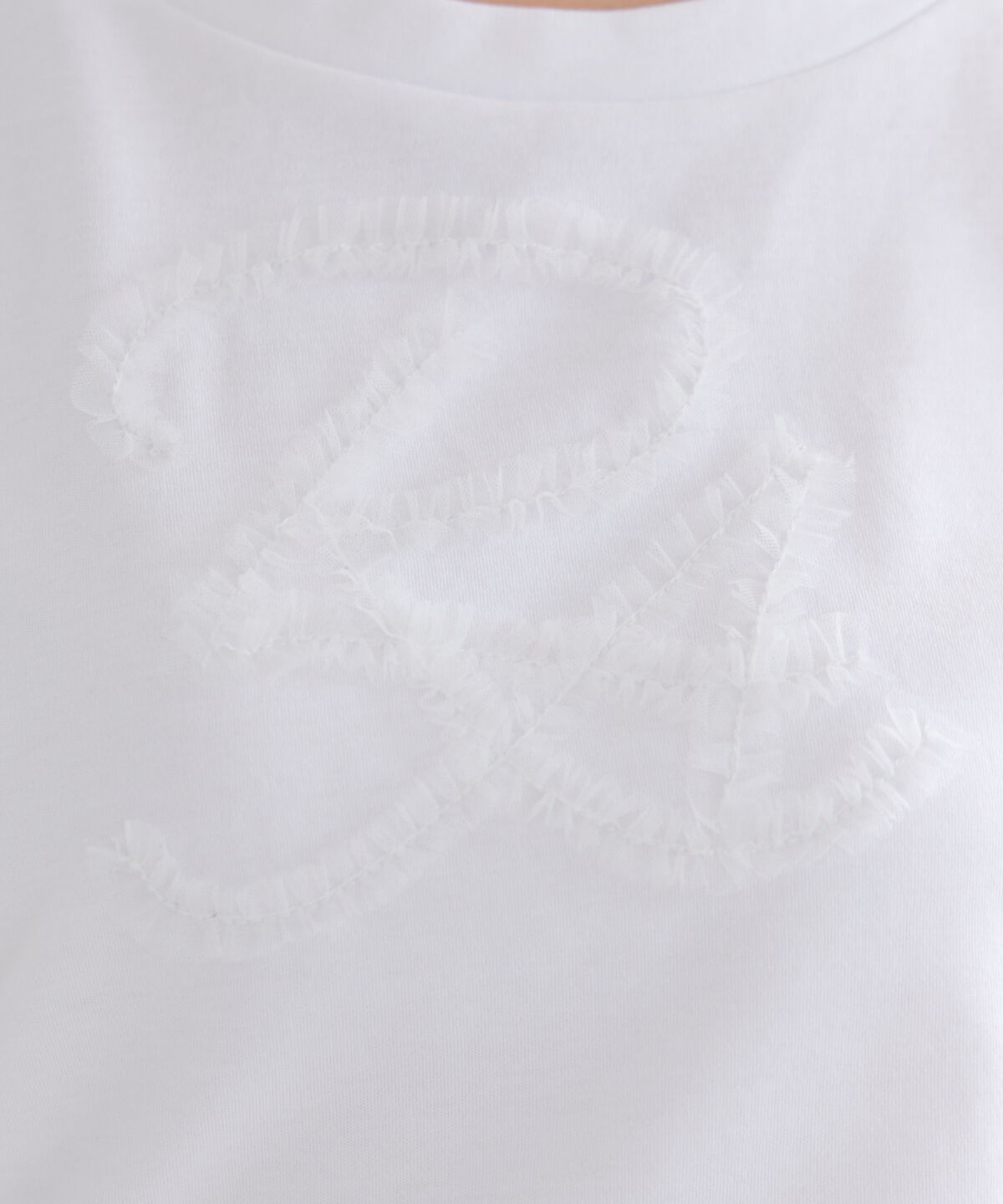 REDYAZEL「チュールフリルRAロゴTシャツ」|Tシャツ・カットソー|