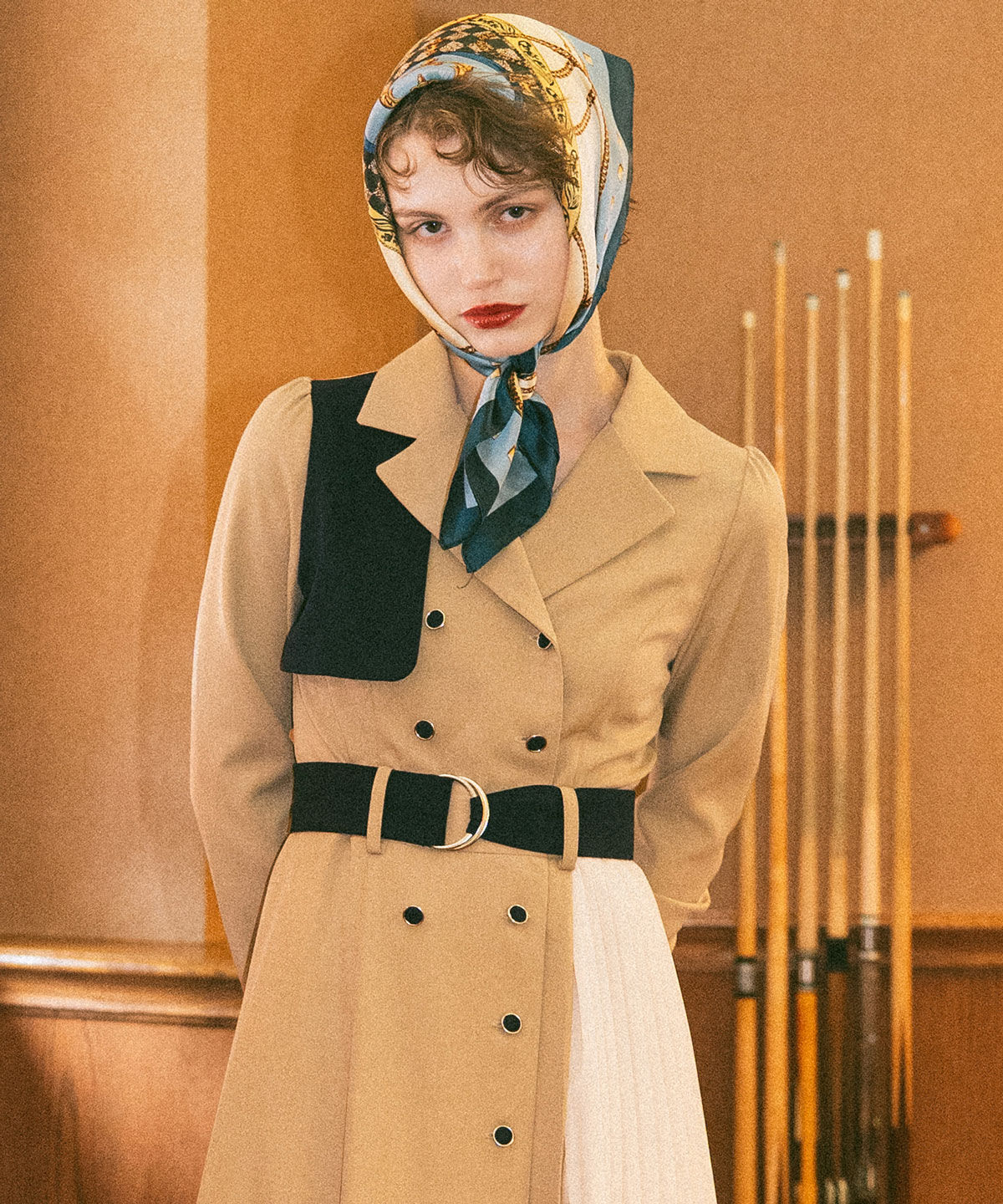 REDYAZEL「テディベアチェーンスカーフ」|マフラー|