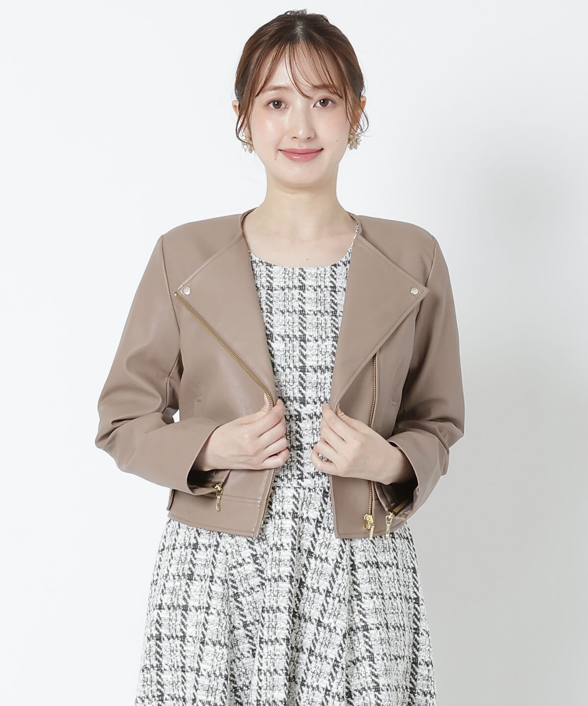 WILLSELECTION「ノーカラーライダースジャケット」|ライダースジャケット|