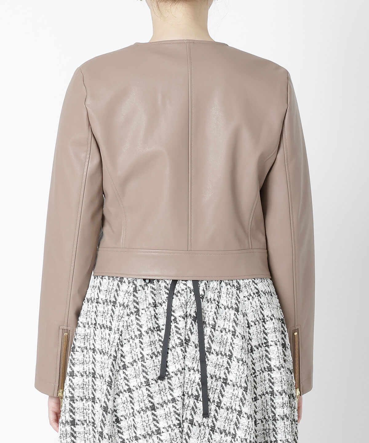 WILLSELECTION「ノーカラーライダースジャケット」|ライダースジャケット|