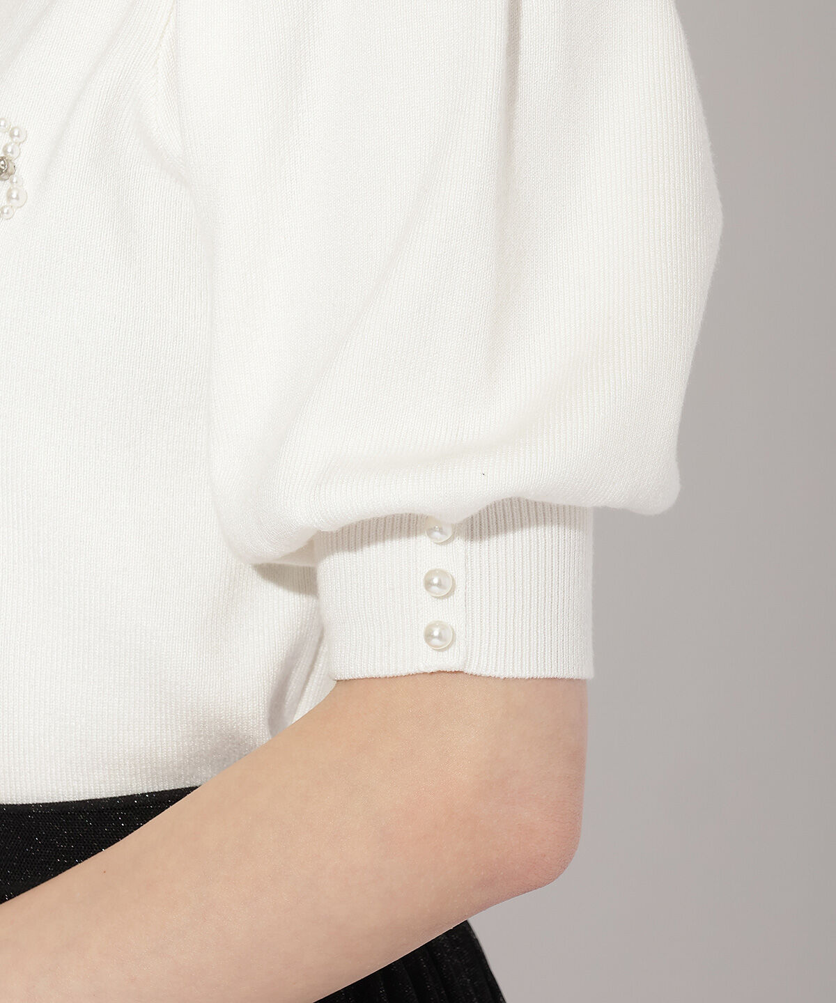 WILLSELECTION「リボンモチーフニットプルオーバー」|ニット・セーター|