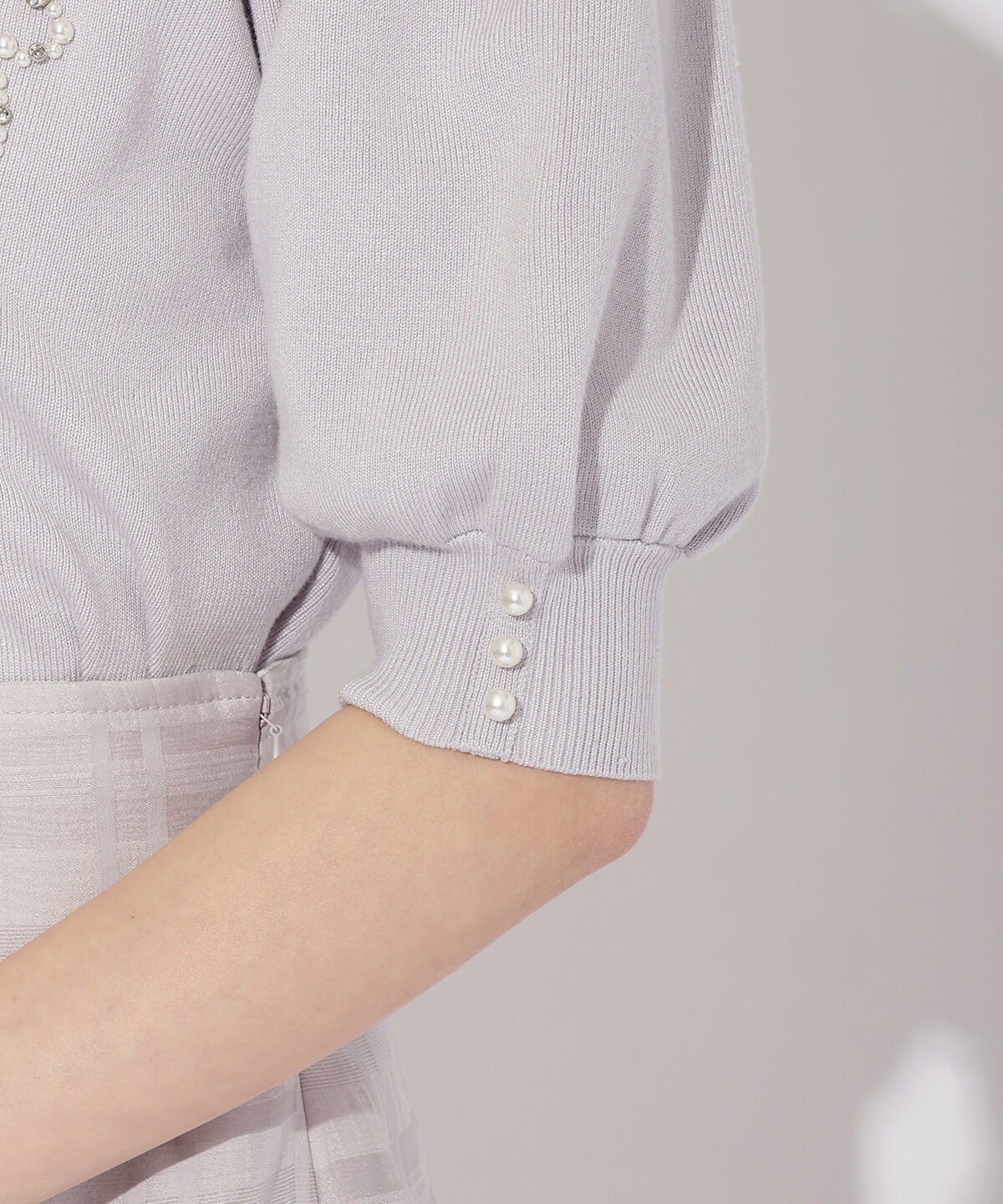 WILLSELECTION「リボンモチーフニットプルオーバー」|ニット・セーター|