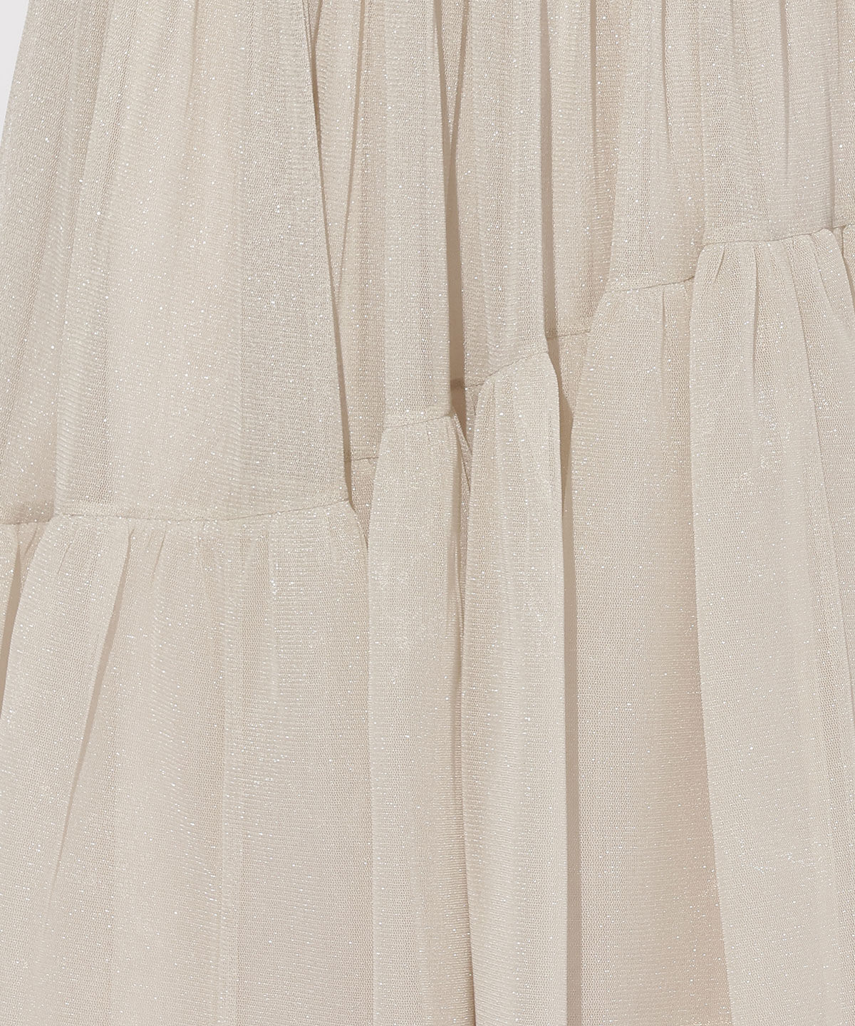 WILLSELECTION「ラメチュールボリュームスカート」|フレア|