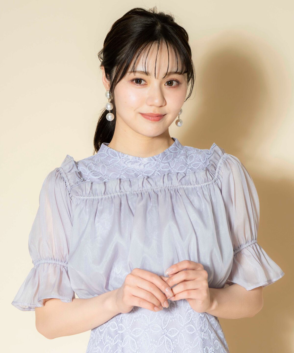 WILLSELECTION「オフショルレースドレス」|ドレス|