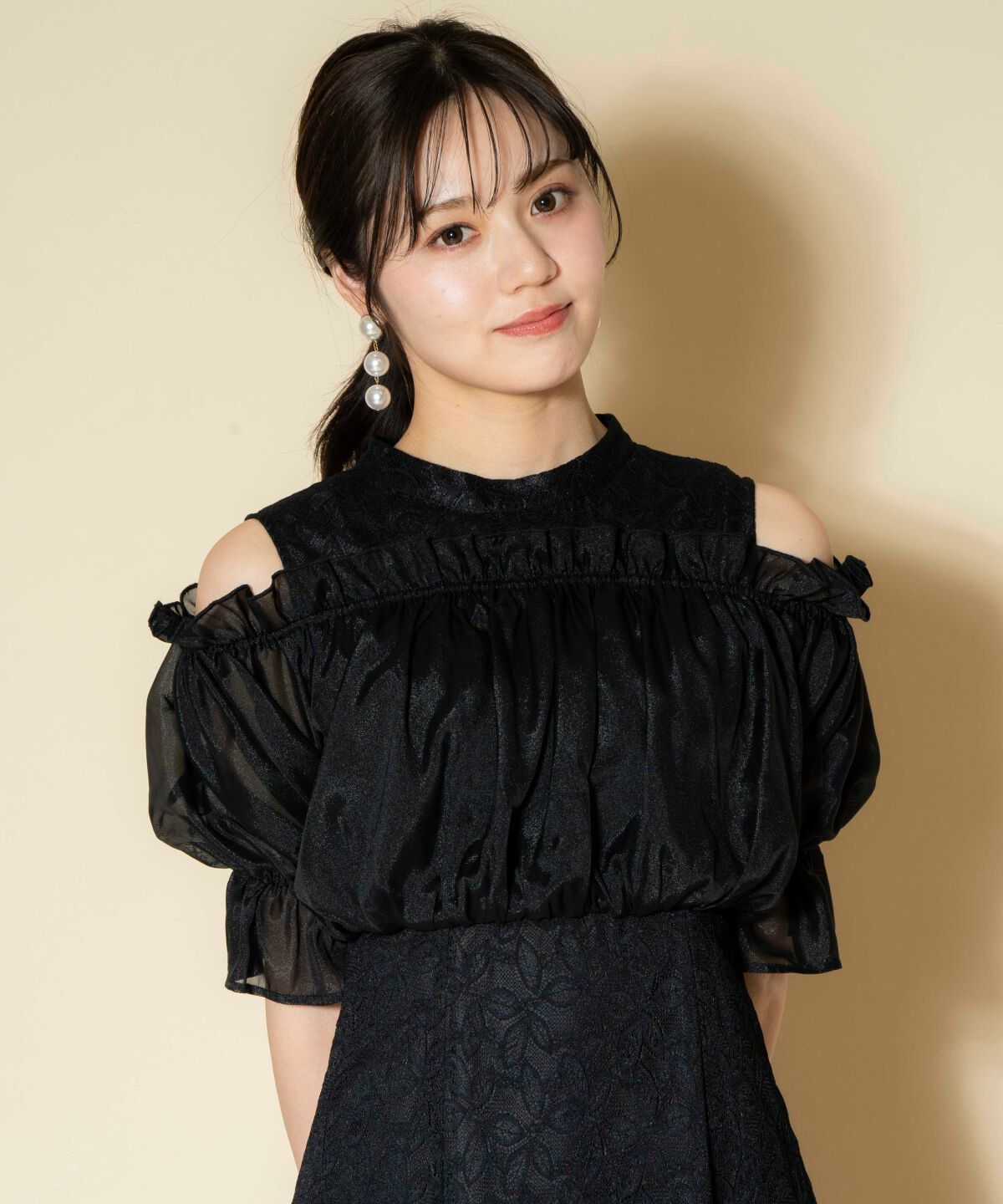 WILLSELECTION「オフショルレースドレス」|ドレス|