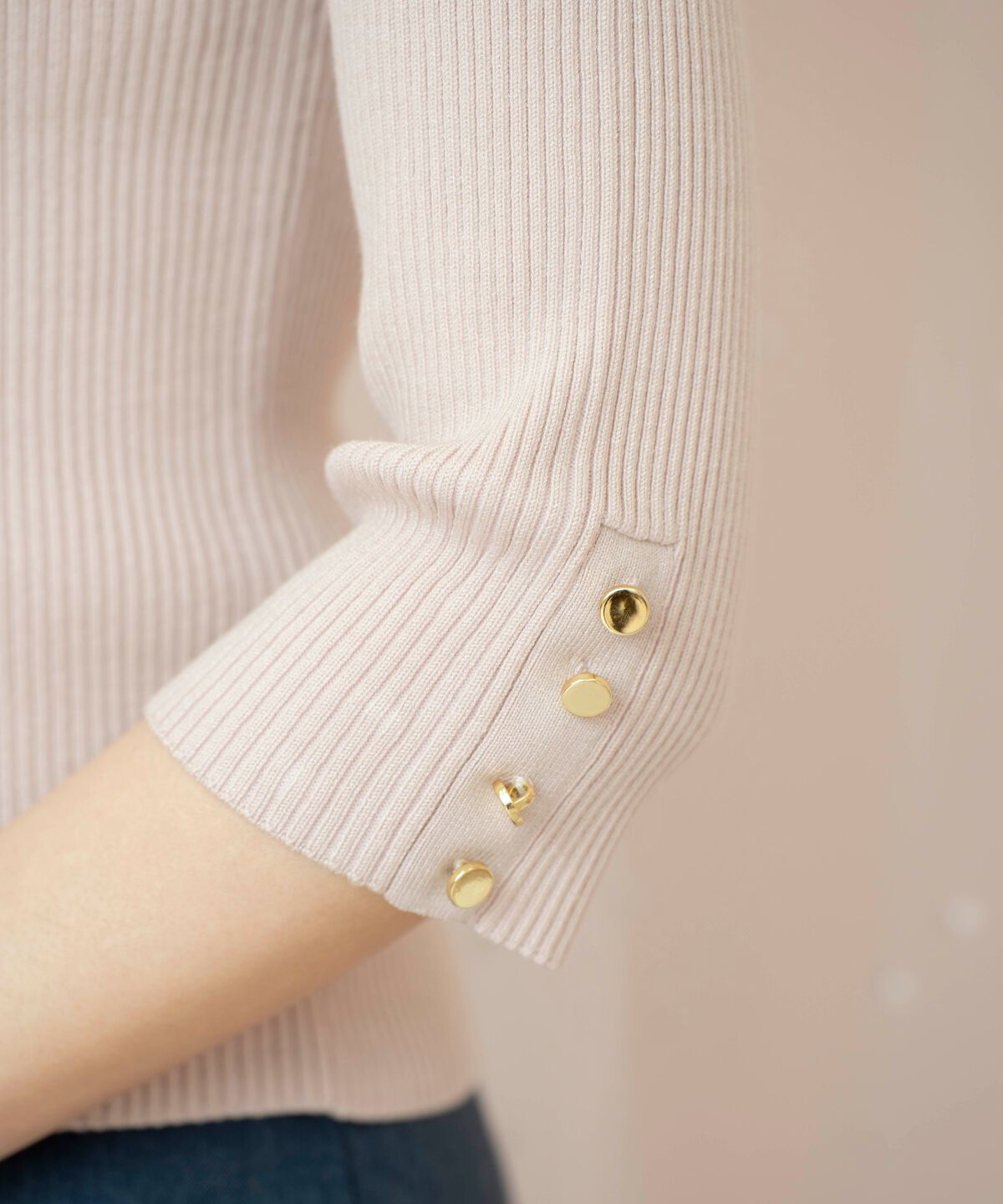 WILLSELECTION「デコルテオープンハイネックプルオーバー」|ニット・セーター|