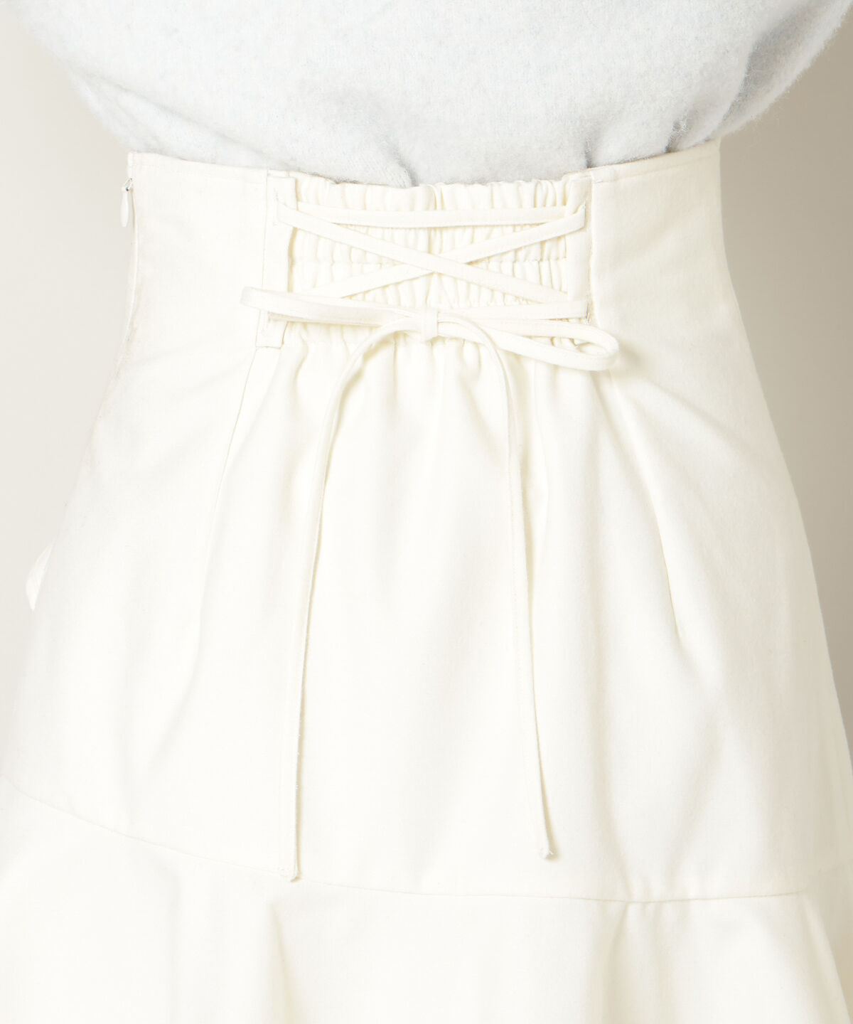 WILLSELECTION「アシメラッフルフリルミニスカート」|フレア|