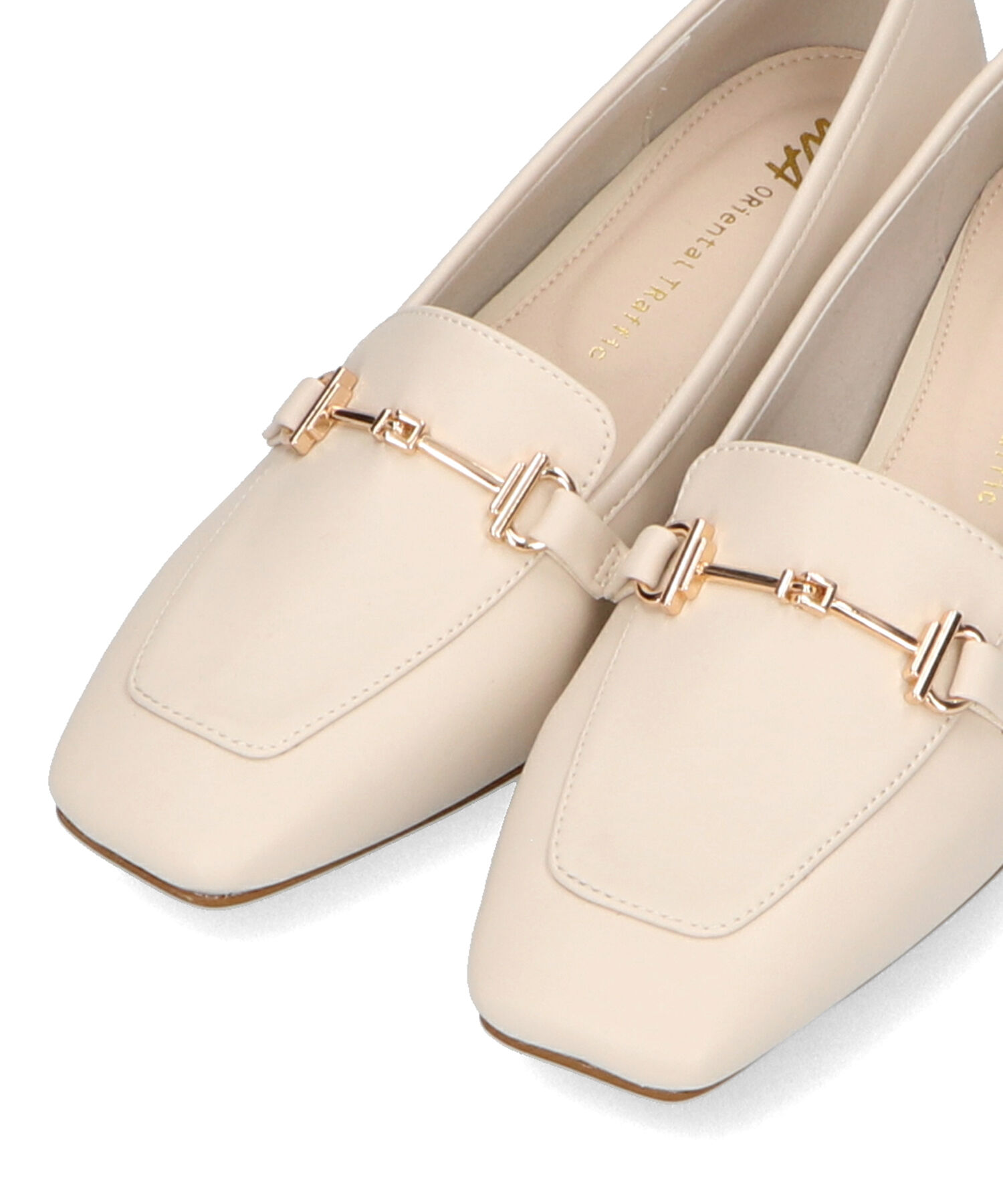 WA Oriental TRaffic「【定番】メタリックラインビットヒールローファー/42101」|ローファー|