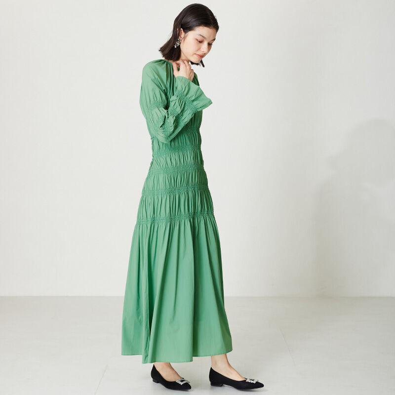 ORiental TRaffic「ビジューモチーフポインテッドトゥパンプス/41113 フラット」|パンプス|