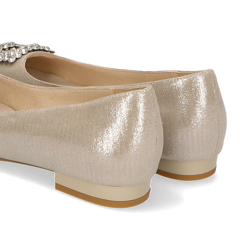 ORiental TRaffic「ビジューモチーフポインテッドトゥパンプス/41113 フラット」|パンプス|