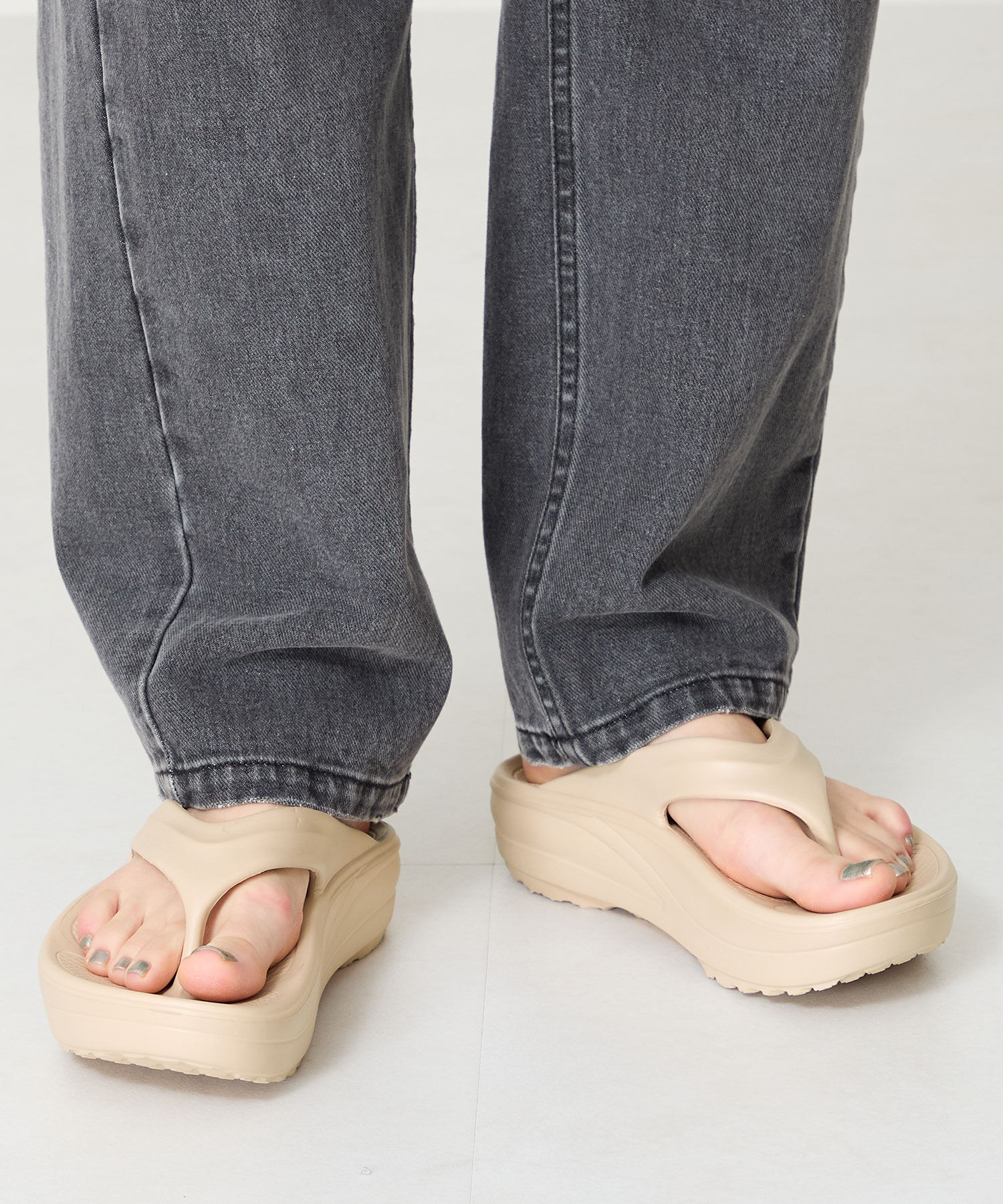 ORiental TRaffic「【リカバリーサンダル】●大人気アイテム●厚底EVAトングサンダル/OT3226 厚底 トング サンダル 」|サンダル|