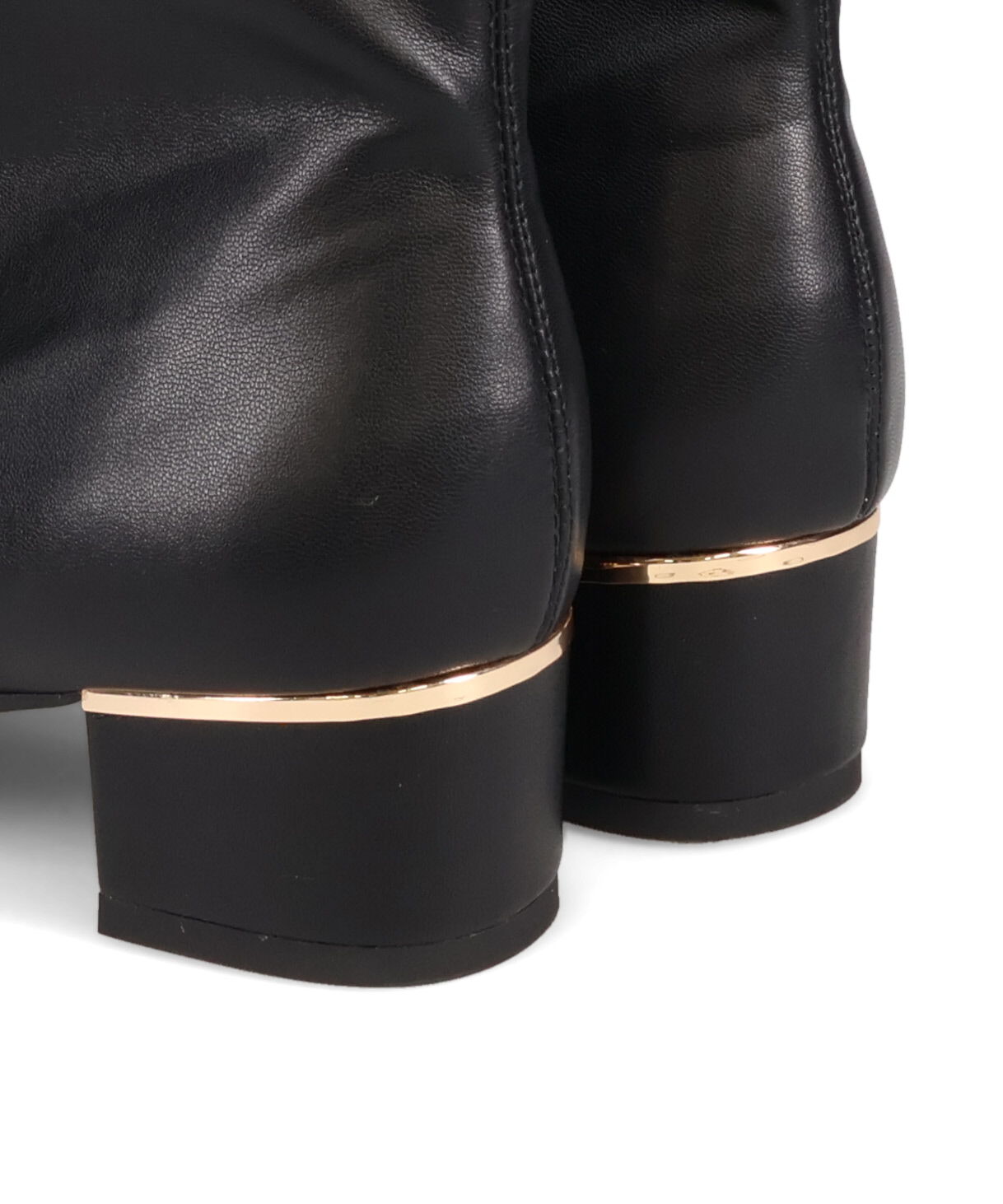 WA Oriental TRaffic「●2025秋冬新作●ヒールパーツ ストレッチ ブーツ /52402 シンプル 通勤 ショートブーツ」|ショートブーツ|